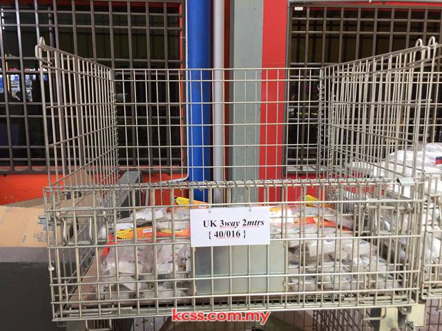 Custom wire mesh storage cage